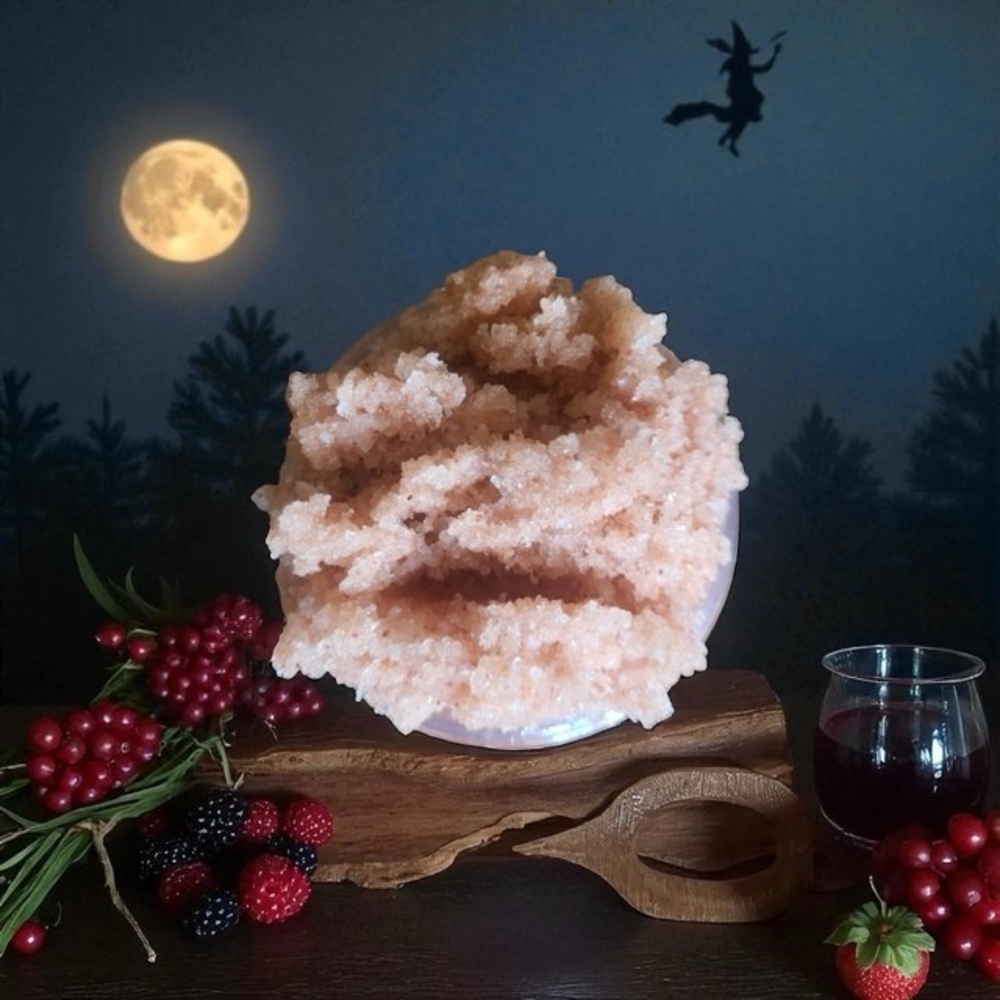 Witches Wine Pink Himalayan Luxurious Salt Exfoliating Scrub Orchid & Vine